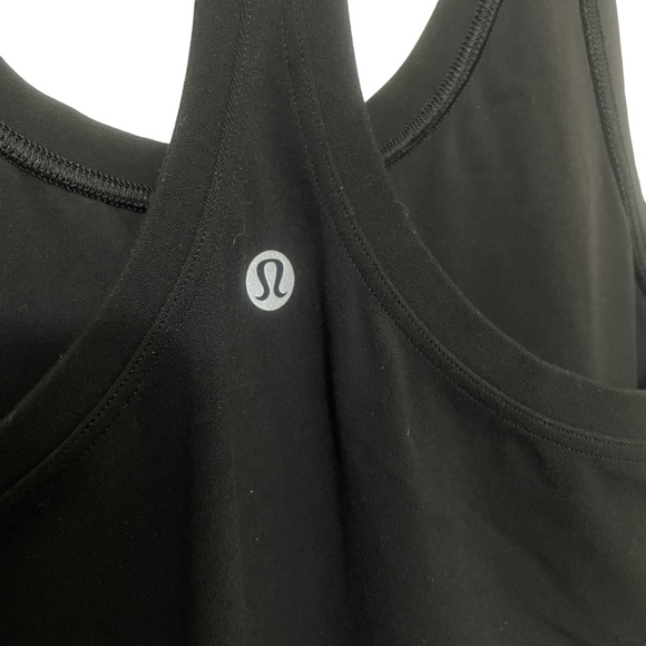 Lululemon 2 (see measurement) Black Razorback Tank, Soft Medium Weight - Picture 4 of 5